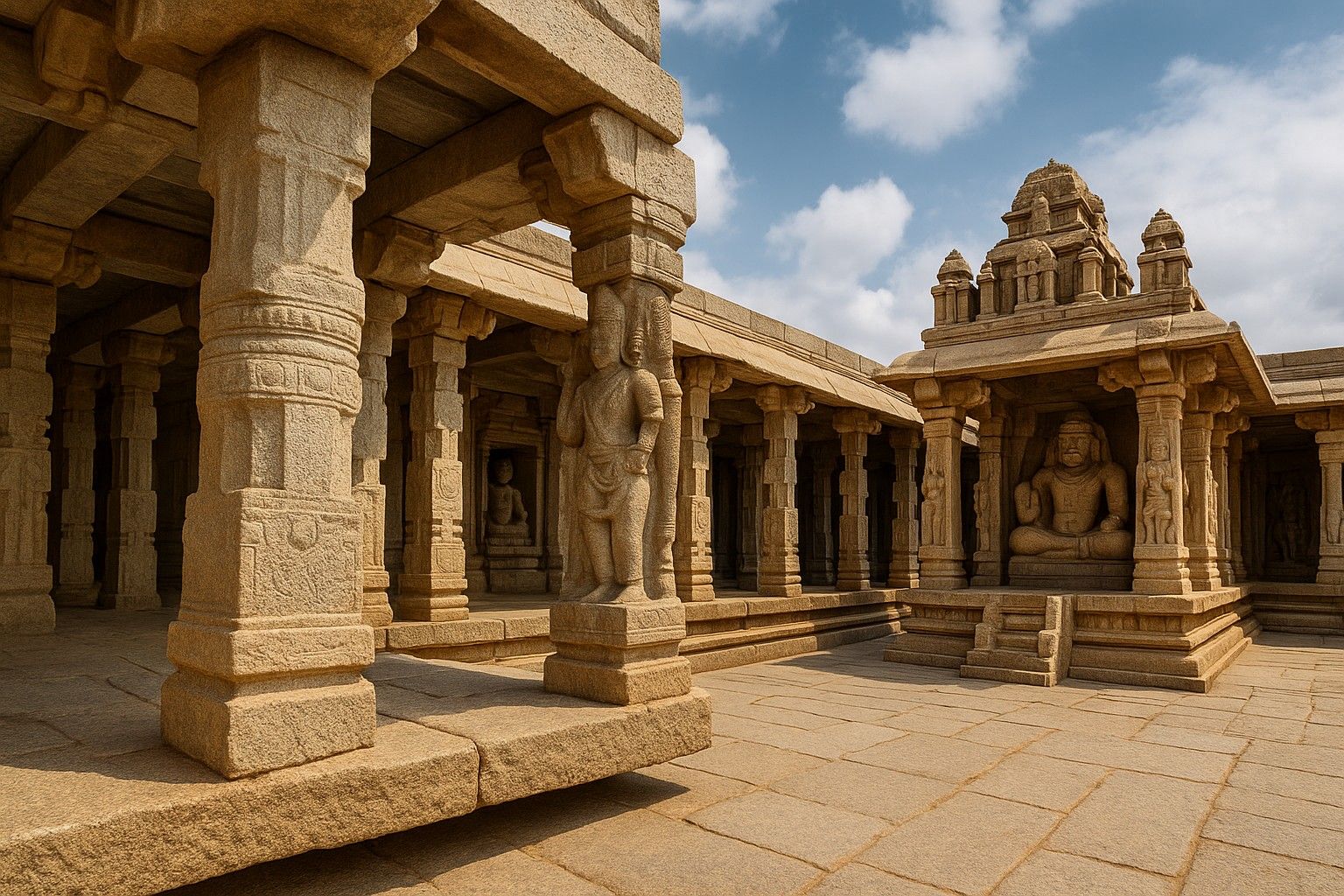 लेपाक्षी वीरभद्र मंदिर: आंध्र प्रदेश का रहस्यमयी मंदिर, जहाँ एक स्तंभ हवा में लटका है ! 
