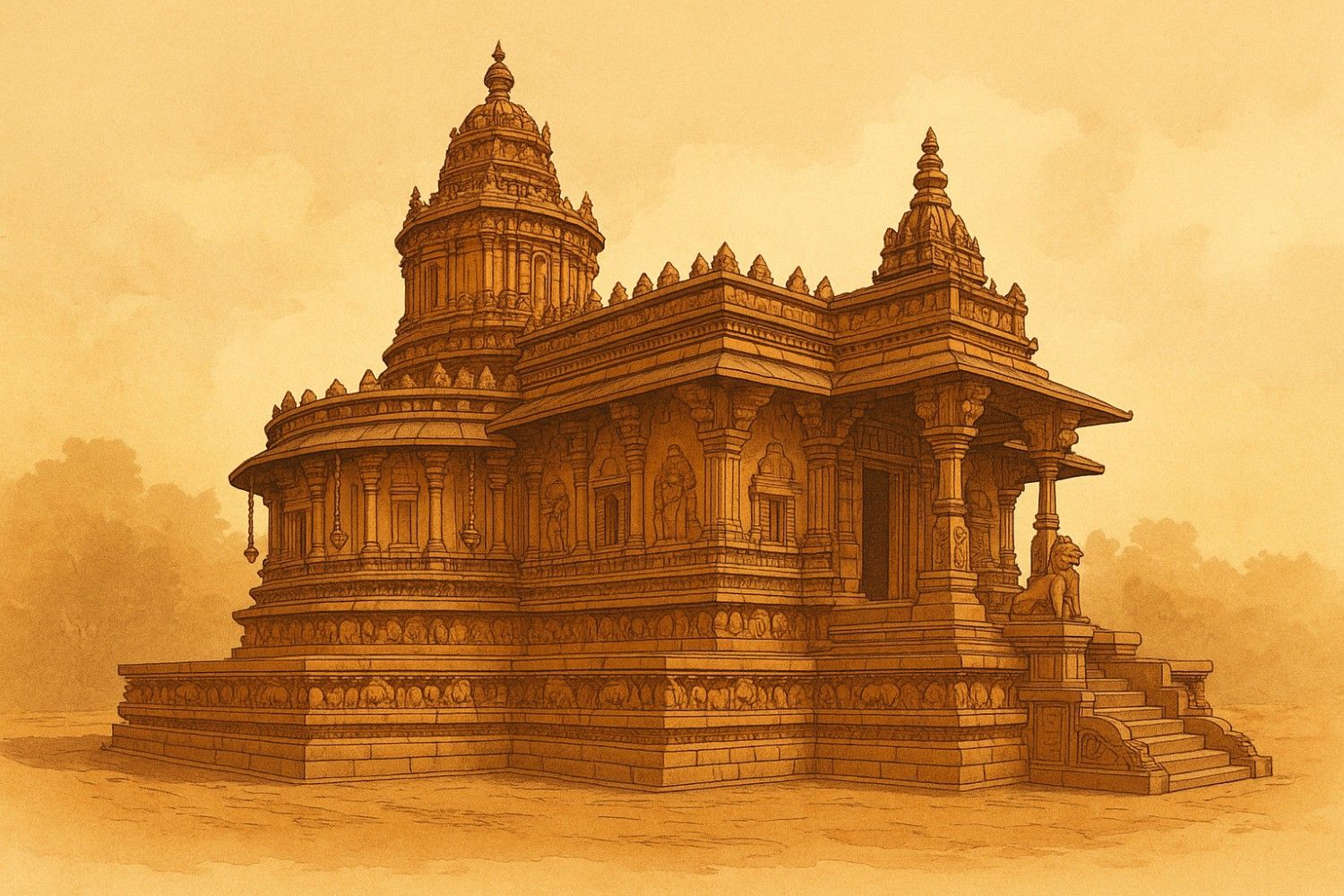 श्रृंगेरी का विद्याशंकर मंदिर!  जहाँ पत्थर भी शिव के गीत गाते हैं!? पढ़ें और जानें इसके चमत्कारिक रहस्य!