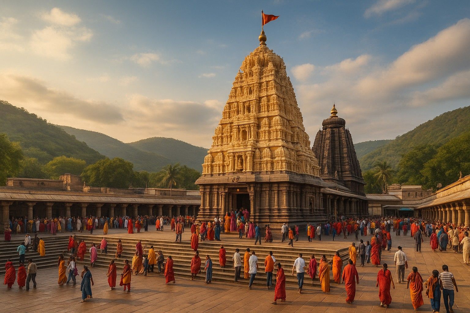 एक ही स्थान पर ज्योतिर्लिंग और शक्तिपीठ – जानिए श्री मल्लिकार्जुन मंदिर की अद्भुत कथा और चमत्कार !